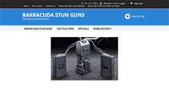 Desktop Screenshot of barracudastunguns.com